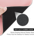 Hsurbtra Premium-Textured Mouse Pad, 10.2 x 8.3 Inch, Cute Pink Anti-Slip Waterproof Rubber Mat for Office Gaming
