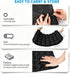 mouvzia 42 Sodurue Inflatable Travel Seat Cushion for Airplane: Pressure Relief Seat Cushion with Adjustable Air Cells