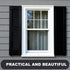 Ckhoid 120Pcs 3 Inch Vinyl Shutter Fastener, Window Panel Peg Lok, Pin Pegs, Screws, Plastic Shutter Spikes Anchor