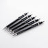 Pentel Sharp Mechanical Pencil, Pack of 5 Black Mechanical Pencils 0.5 mm
