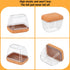 24 Pcs Rectangle Chair Leg Floor Protectors, Silicone Chair Leg Protectors for Hardwood Floors, High Elastic Chair Leg