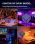 Tinyimi (6 Inch) Infinity Hyper Cube LED Light Multicolor Desk Night Light with USB Controller and Stand