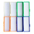 50-Place Microslide Slide Microscope Box Colors, Blue, Green, Orange, White (Pack of 4)
