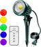 BYQY Spotlights Outdoor,120V Plug-in Halloween Spot Lights with Timer Remote Control,6000K Landscape Lighting