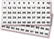 iSYFIX White Consecutive Number Stickers – 1 to 100, 1-inch, Vinyl Self Adhesive Premium Decal for Inventory, Storage