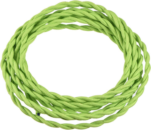 YOKIVE Twisted Cloth Covered Wire, Vintage Style Electrical Wire Replacement for Home, Bar, Party, Restaurant (Light
