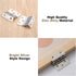 2 12 Yetaha PCS Three-Folding HingesVintage Folding Bench Hinge Hardware with Screws, Jewelry Chest for Wooden Box Door