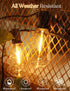 50 Dimmer Bulbs YOYONACY FT Outdoor String Lights - LED Waterproof Patio Lights with Remote - Edison for Porch