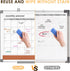 MAKELLO Dry Erase Calendar for Wall, Whiteboard Calendar with Cork Board for Office, Home, School, Family, Kitchen,