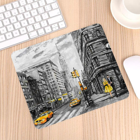 Gaming Mouse Pad Love from New York, Non-Slip Rubber Mouse Pad for Computers, 9.5 Inch x 7.9 Inch