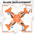 15 SK5 JETMORE Razor Blade Scraper, Scraper Tool with PCS Steel Blades, Razor Scraper, Ergonomic Handle with Blade