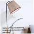 Linen Fabric Lamp Shade for Table and Floor Lamps Modern Design Replacement Shade for Living and Bedroom Bottom Opening