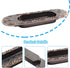 2 Pcs 4.13" European Recessed Flush Pull Handle, Stainless Steel Sliding Door Handle for Cabinet Closet Dresser Drawer