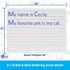 Flipside FLP10034 Double-Sided Dry Erase Board, 1 Each, Blue