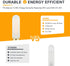 T10 Bulb- Dimmable E26 Bulbs 25W 2700K 2W Bulbs 6 Count Frosted LED LED Chandelier Equivalent- Soft Warm- Vintage
