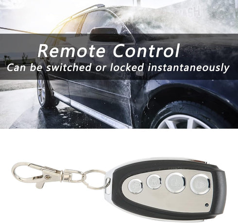 4 Channel Cloning Remote Control, Remote Control Duplicator for Garage Doors, Cars, House Gates and More, Universal Garage Door Opener Remote, Clone Key Fob