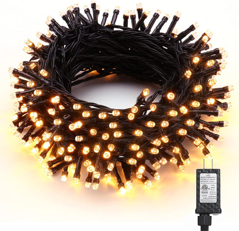 Brizled Outdoor Christmas Lights, 78.74ft 240 LED Christmas Lights, Plug in Christmas