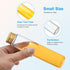 PATIKIL 110ml Test Tubes, 36pcs Clear Plastic Flat Bottom Containers with Caps for Bead Candy Bath Salt Storage, Gold