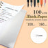 Yoment Spiral Notebook, College Ruled A5 Spiral Bound Journal with 160 Pages Thick Paper Plastic Hardcover for Note