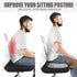 Tailbone WAOAW Seat Cushion, Office Chair Cushions Butt Pillow for Long Sitting, Memory Foam Chair Pad for Back