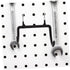 4pcs GANAZONO Heavy Duty Pegboard Hooks for Drill Holders Pegboard Hangers for Efficient Tool Organization Garage