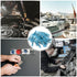 100 Pcs Blue Heat Shrink Butt Connectors, 16-14 AWG Waterproof Electrical Crimp Wire Splice for Marine, Cable, Wiring