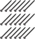 Wall Cement Nails (3x50mm) 50pcs, Carbon Steel Hardware Nails for House Maintenance DIY Woodworking, Black