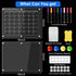 Magnetic Calendar for Refrigerator, 2 Pcs Monthly & Blank Acrylic Calendar with 8 Markers, Magnetic Pen Holder,
