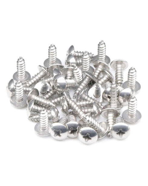 100Pcs #8 x 1/2" Truss Head Phillips Wood Screws, Heavy Duty 18-8 (304) Stainless Steel Screws