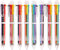 DAIKOYE 24 PCS 0.5mm 6-in-1 Multicolor Ballpoint Pen - Transparent Barrel Ballpoint Pen for Office School Supplies