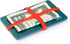 Grifiti Band Joes X Cross Style H-Band 10 Pack, 2 and 3 Inch Long Lasting Silicone Bands for Slim Wallet, Cards,