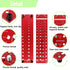 28 Thread Checker - Nut and Bolt Identifier Gauge with 14 Metric and 14 Standard Sizes, Aluminum