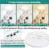 12Inch 24 2400 Dimmable, 3-CCT (3000K/4000K/6000K), LED Flush Mount Ceiling Light W LM Changeable Ultra-Thin Modern