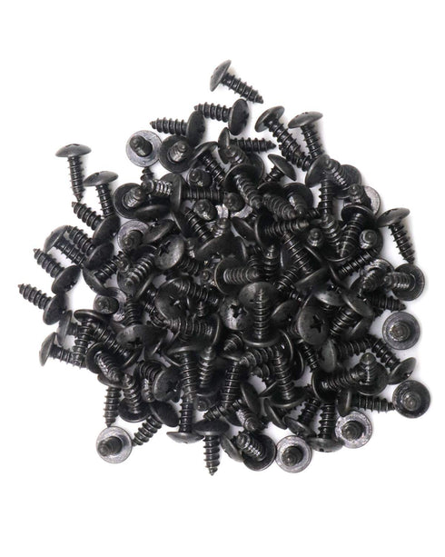 50pcs #8 x 1/2 inch Truss Head Phillips Wood Screws Black Oxide Coated by IMSCREWS