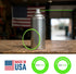 ShopStraw 50 2 Pack, FlexStraw Aerosol Can Replacement Straws, Neon Green, Universal Fit for USA-Made Spray Cans