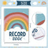 Boho Record Book Teacher Record Book Spiral Bound Record Book Class Gradebook Office Supplies Favors Gift for Teacher Classroom Boho Decoration Double Sided Color Printing(Rainbow) by Fuyoooo