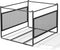 Hanging File Folder Frame for Legal/Letter Size, Desk Organizer, File Folder Holder Rack, 1 Pack (15.2" L x 12.4" W x