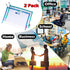 Rough Enough Plastic File Folder Organizer - Clear Document Bag Pouch for A4 Paper, Legal Size, Important Document