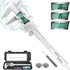 Digital Caliper Measuring Tool: IP54 Waterproof Electronic Micrometer with Large LCD Screen, 6 Inch