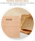30pcs 28x15x28cm Luxshiny Kraft Paper Bread Bags and Candy Bags Food-grade Kraft Paper for Sandwiches Bakery Lunch