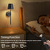 Hillsboro 5000mAh Dimming (Black-1PCS-3 Battery Operated Wall Sconces, Cordless Rechargeable Battery LED Wall Sconce