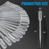 20Pcs 3mL Disposable Plastic Transfer Pipettes Calibrated Dropper for Science Experiment, Art, and DIY - Easy-to-Use and Safe