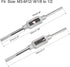 uxcell Adjustable Tap Wrench Handle, for Metric M3-M12 W1/8-1/2 Taps, Thread Tap Holder Reamer Hand Tapping Tool for Machinist Repair, Medium Carbon Steel Handle with Nickel Plated by uxcell