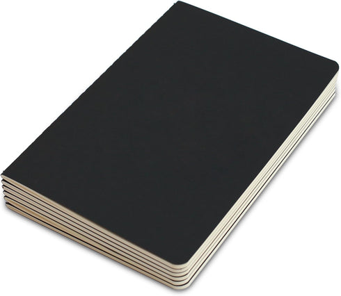 TWONE 6 Pack Notebooks Journal - 60 Blank Pages, Premium Thick Paper Soft Cover Journal for Travel and Work