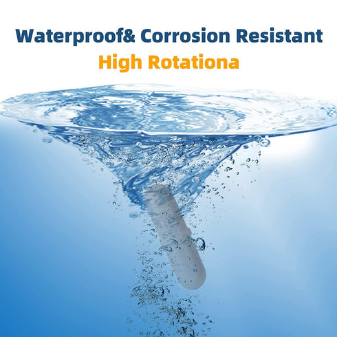 Magnetic Stirrer Mixer Stir Bar: 6Pcs 30mm PTFE Magnetic Stir Bars, White Color for Laboratory Use.