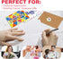 ZZTBTNO 8 12 Blank Thank You Cards with Envelopes & Stickers - Write Your Own Message - Blank Inside Greeting Cards