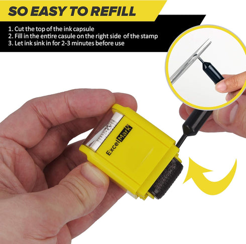 ExcelMark Rolling Identity Theft Stamp (Small)