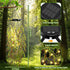 HSBMTBDBF 66 IP65 Solar Hanging Garden Lights, LED Artificial Willow Leaf Solar String Lights Outdoor, Birthday Gifts