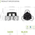 3xE26 120V ASD Black Semi Flush Mount Ceiling Light Fixture - ETL Modern Light Fixtures Ceiling Mount, Semi Flush Mount