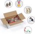 Shipping Boxes 6x4x3, Set of 40 White Corrugated Cardboard Boxes for Mailing Business Packaging